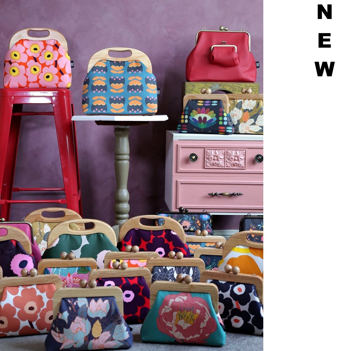 New Pink Oasis Original Designed Bags Handmade in Australia