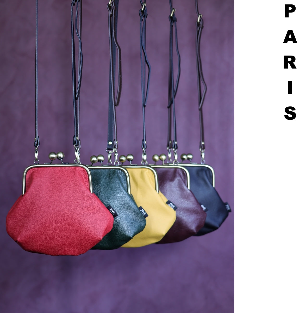 Paris Leather Crossbody Bags in Various Colours | PINK OASIS