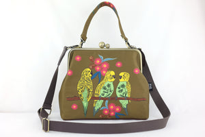 Budgies Crossbody Bag with Webbing Strap | PINK OASIS