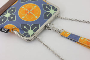 Marigold Floral Pattern Wristlet | PINK OASIS