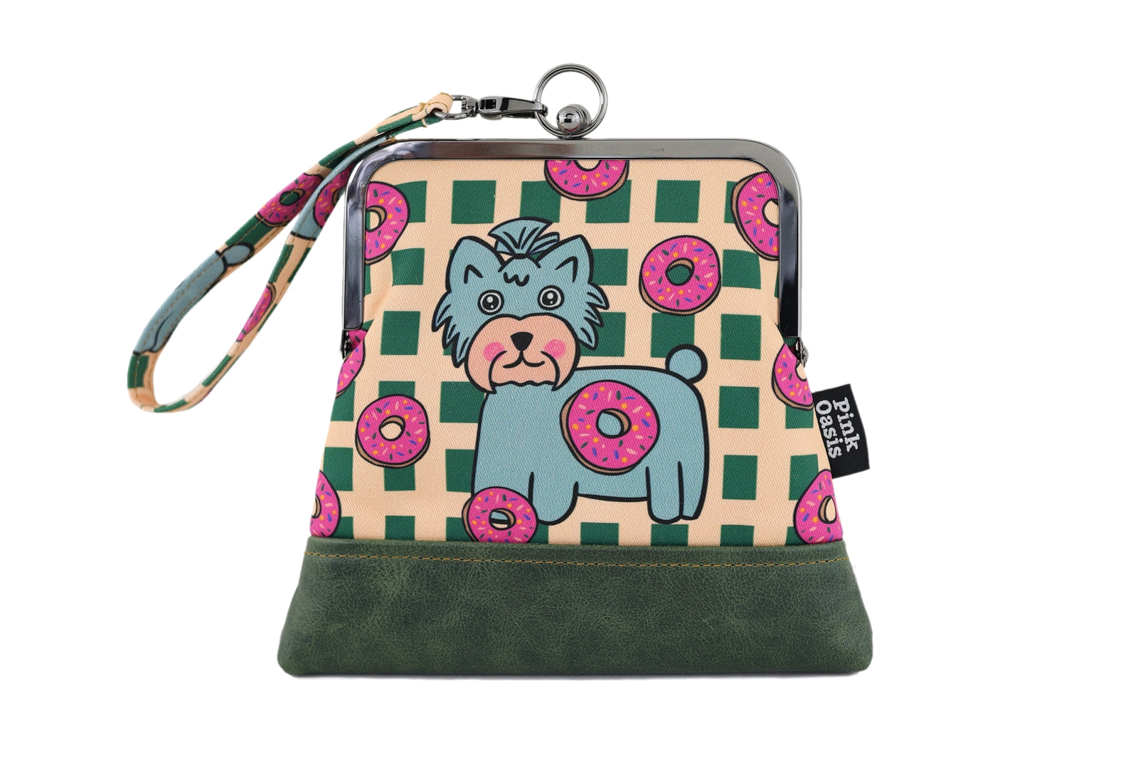 Dog and Donuts Wristlet | PINK OASIS
