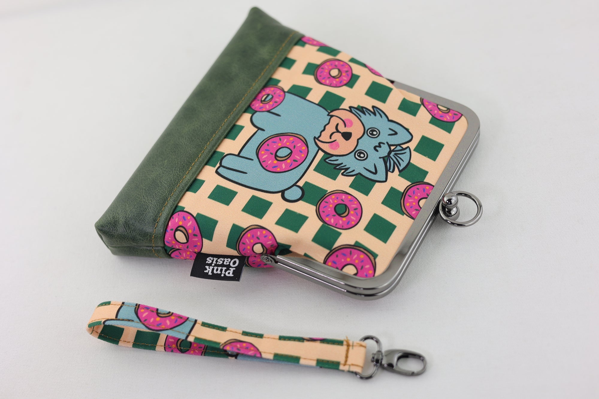 Dog and Donuts Wristlet | PINK OASIS