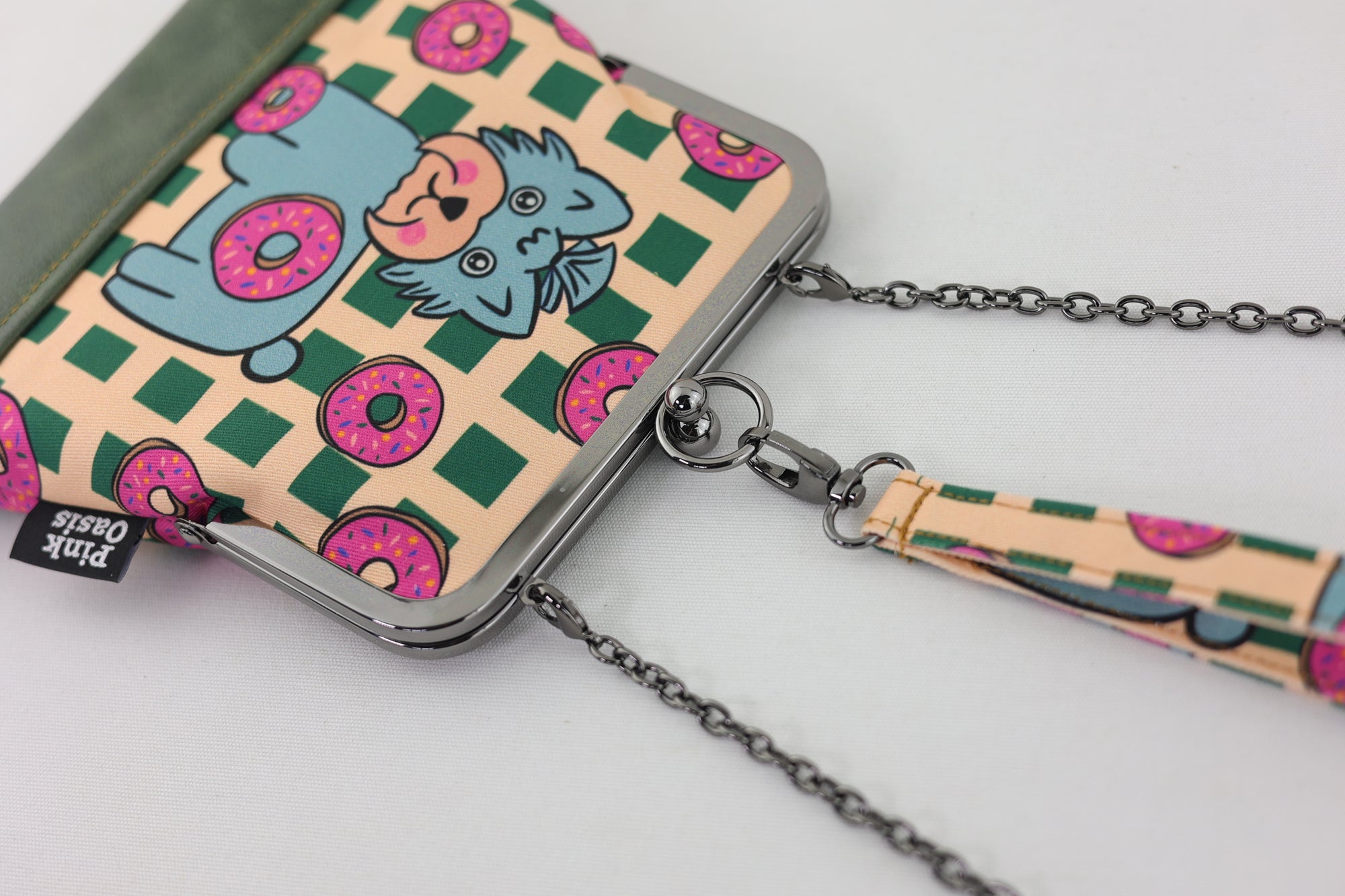 Dog and Donuts Wristlet | PINK OASIS