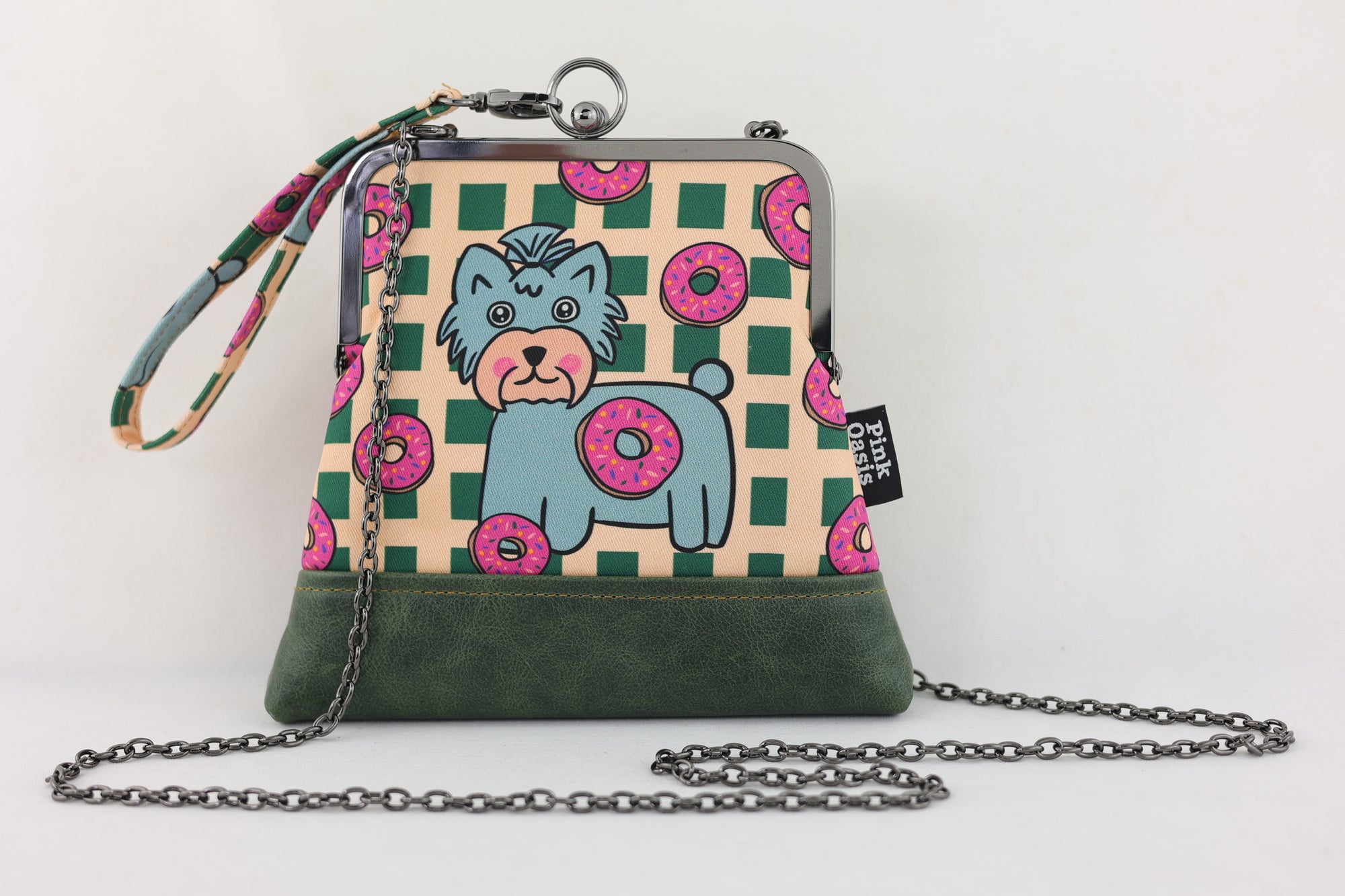 Dog and Donuts Wristlet | PINK OASIS