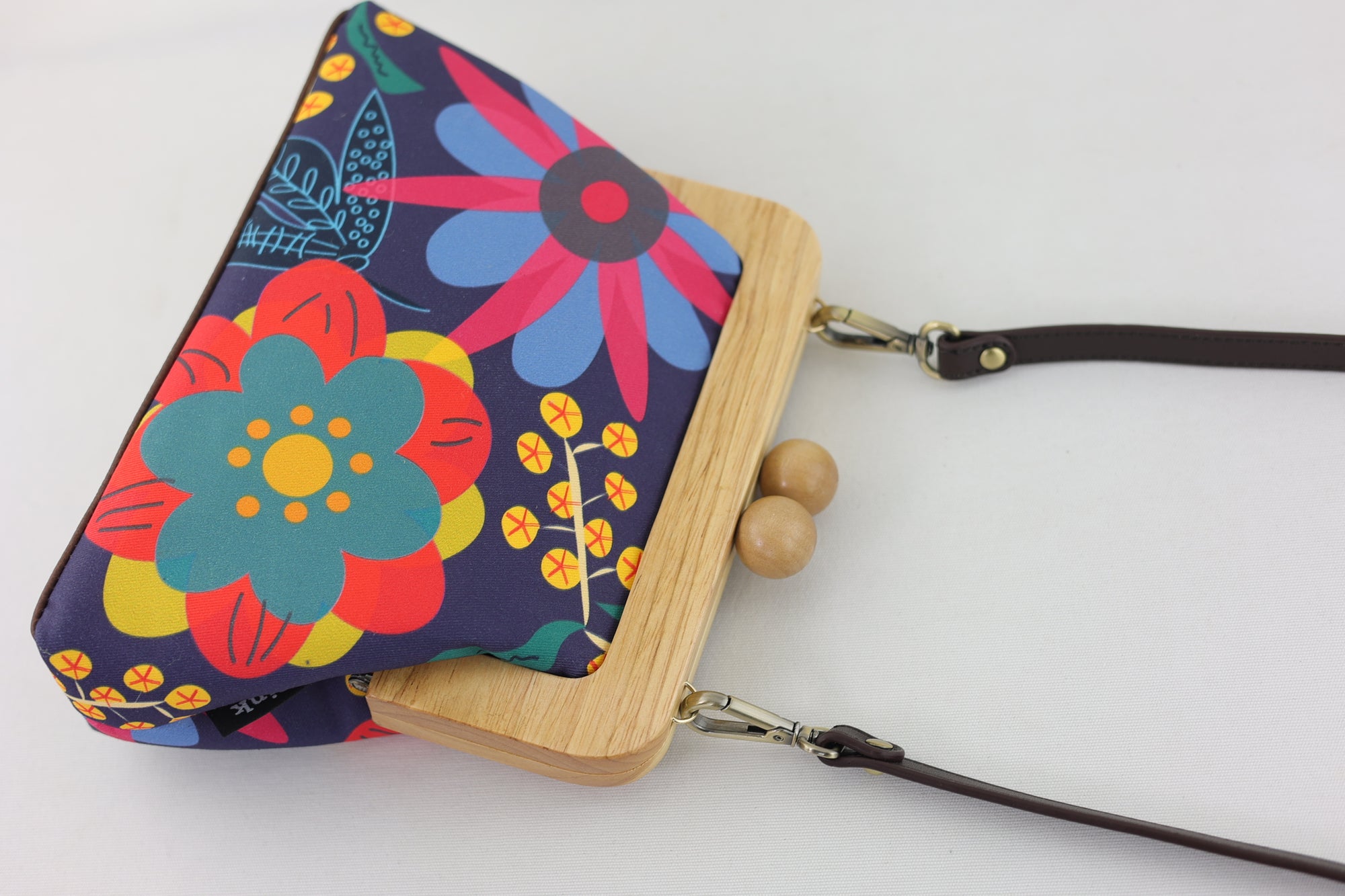 Backyard Garden Floral Clutch Bag Handmade in Australia | PINK OASIS