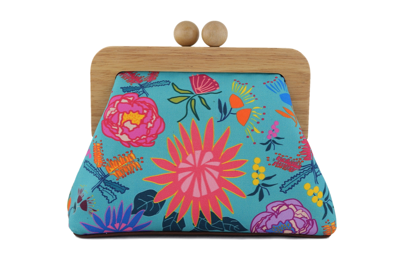 Bright & Bold Flowers Clutch | PINK OASIS