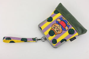 Cat and Watermelons Wristlet | PINK OASIS