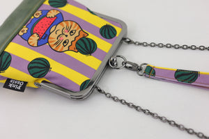 Cat and Watermelons Wristlet | PINK OASIS