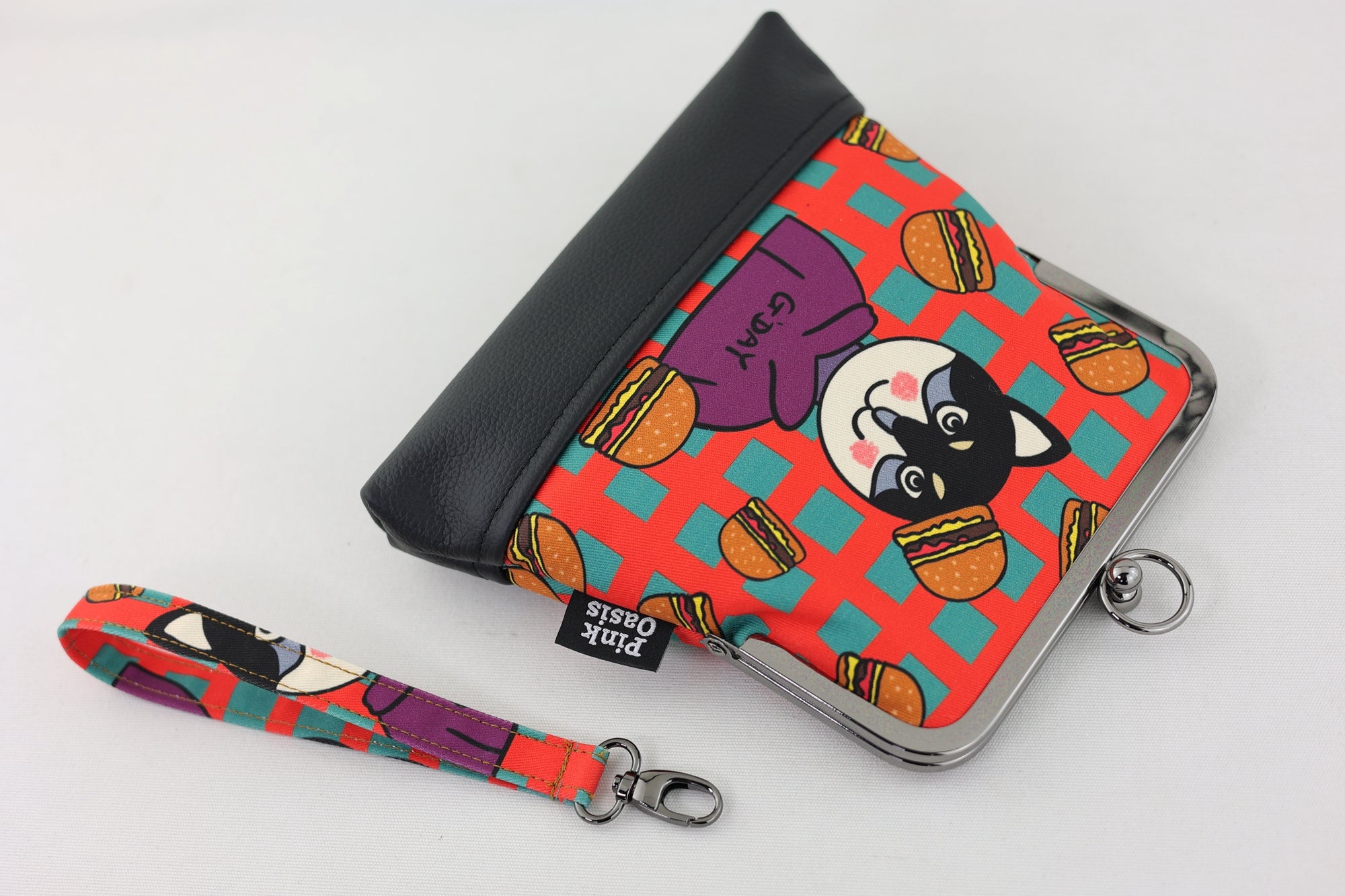 Dog and Burgers Wristlet | PINK OASIS