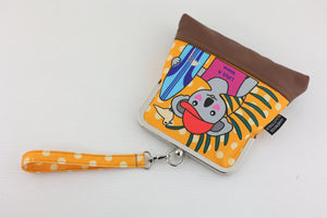 Koala Surfing Wristlet | PINK OASIS