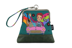 Elvis on the Ride Wristlet | PINK OASIS