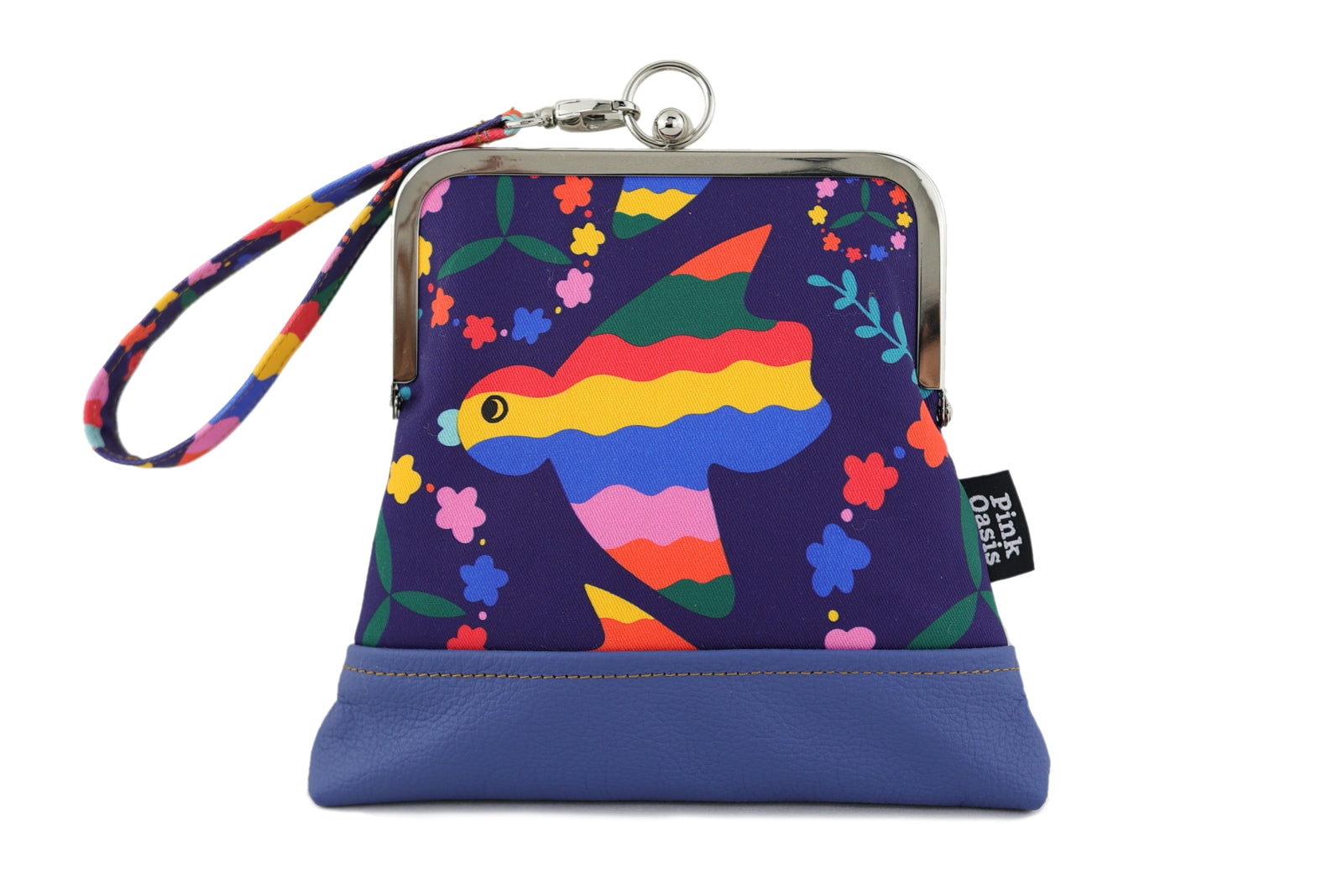 Peace & Love Doves Wristlet | PINK OASIS