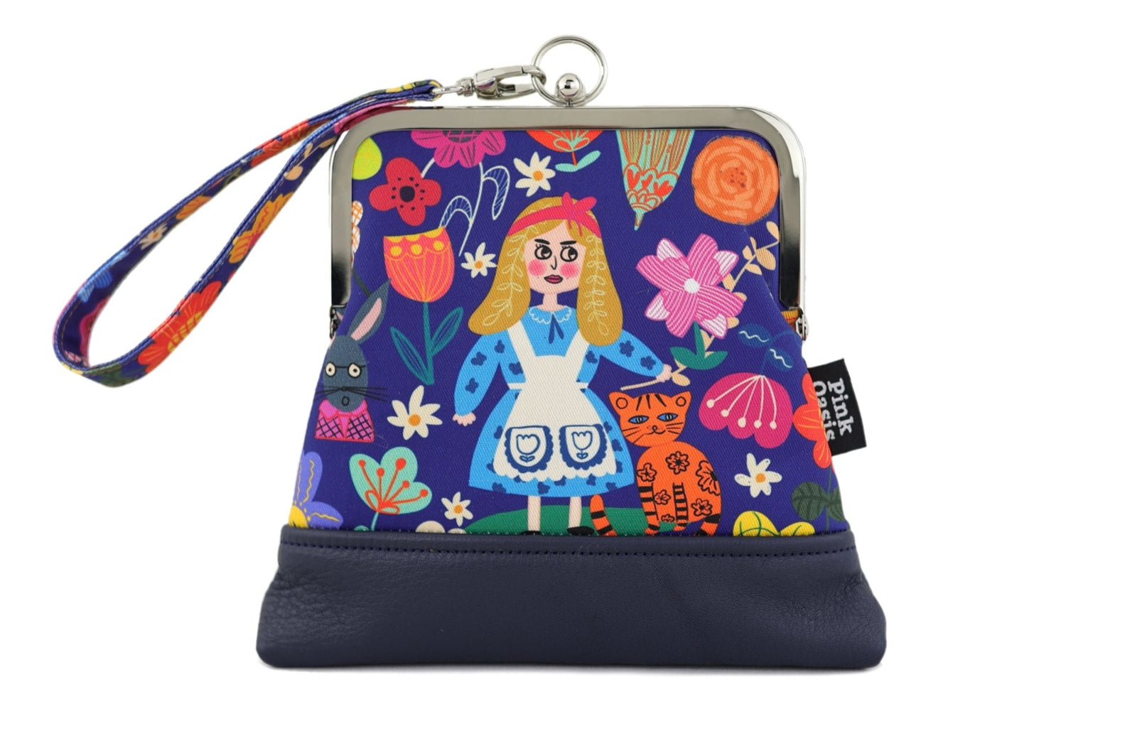 Alice in Wonderland Blue Wristlet | PINK OASIS