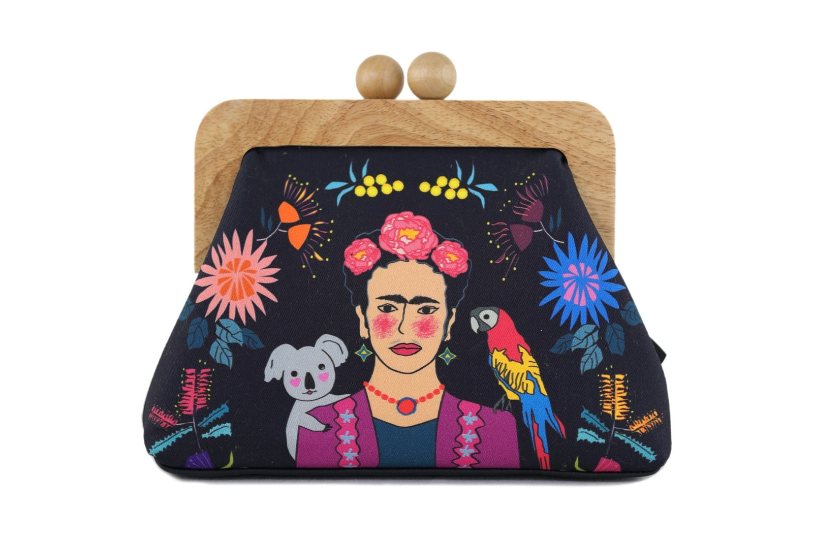 Frida Down Under Clutch Bag Handmade in Australia | PINK OASIS
