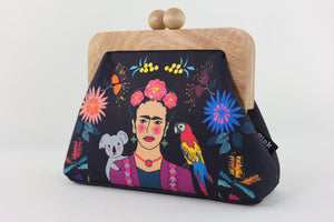 Frida Down Under Clutch Bag Handmade in Australia | PINK OASIS
