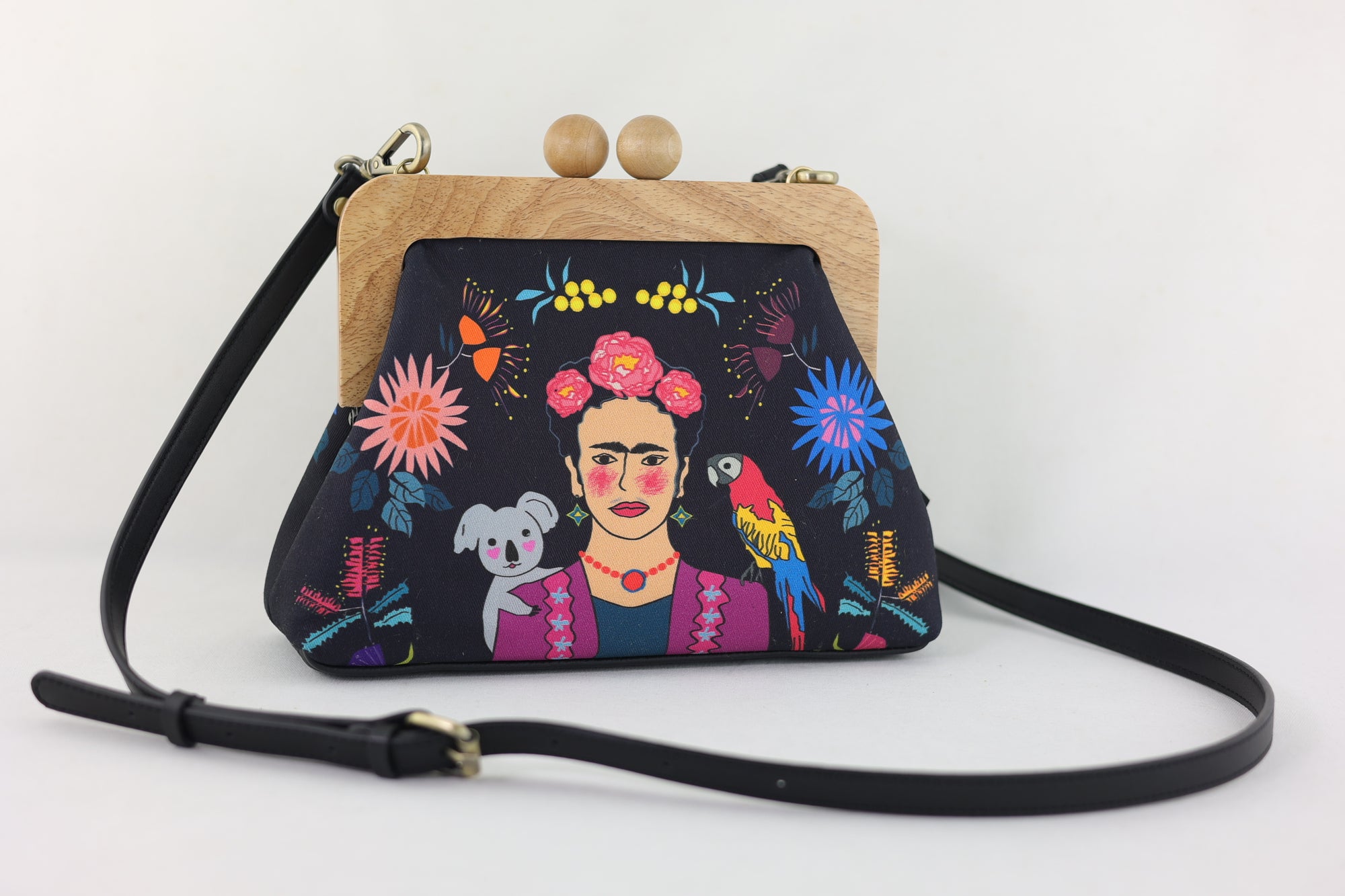 Frida Down Under Clutch Bag Handmade in Australia | PINK OASIS