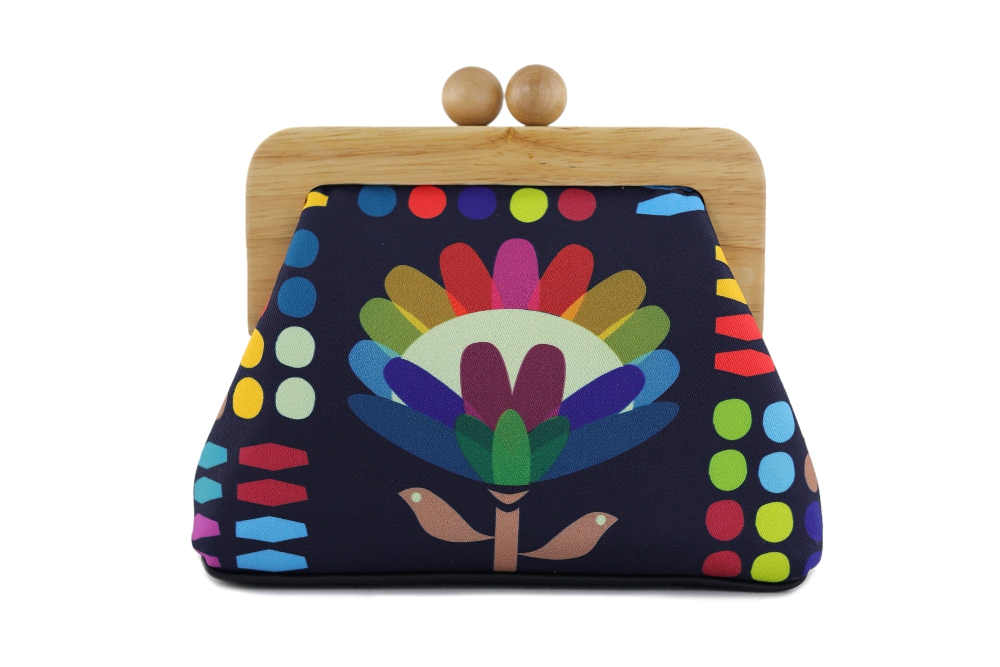 Rainbow Protea Clutch Bag Handmade in Australia | PINK OASIS