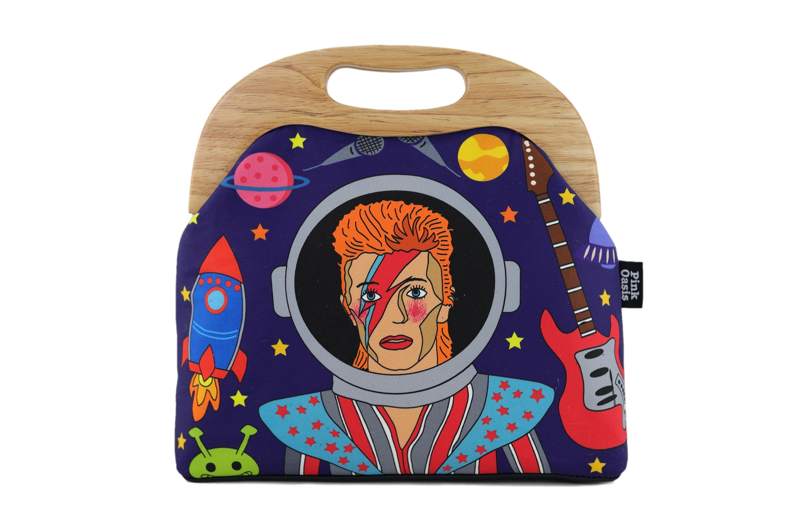 David Bowie Space Clutch Bag | PINK OASIS