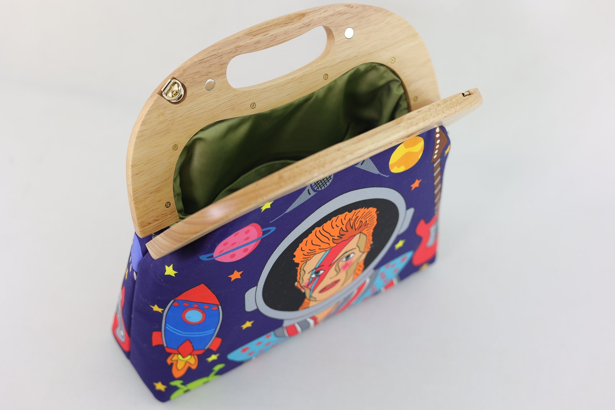David Bowie Space Clutch Bag | PINK OASIS