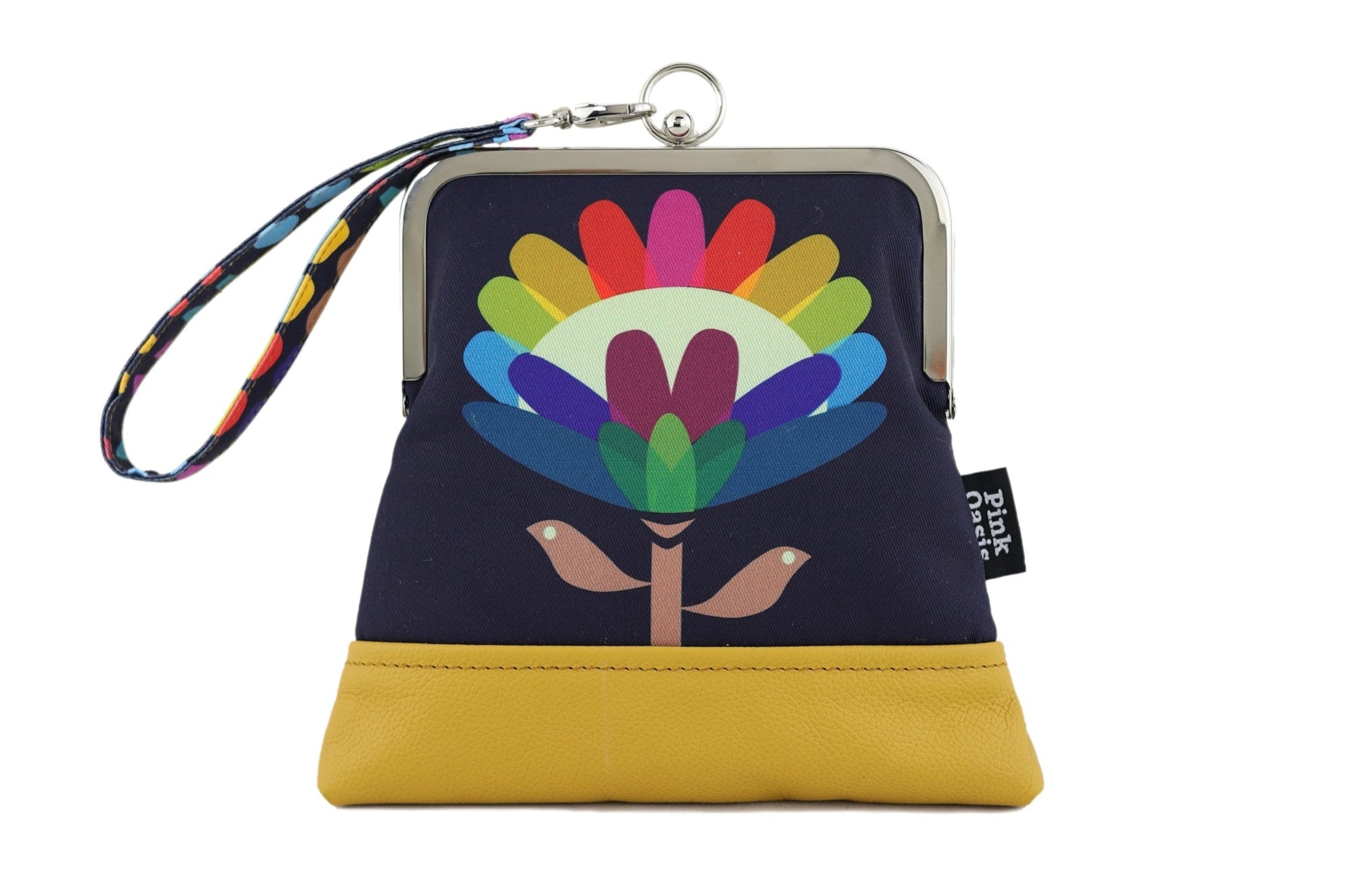 Rainbow Protea Floral Wristlet | PINK OASIS