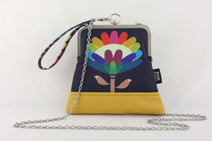 Rainbow Protea Floral Wristlet | PINK OASIS