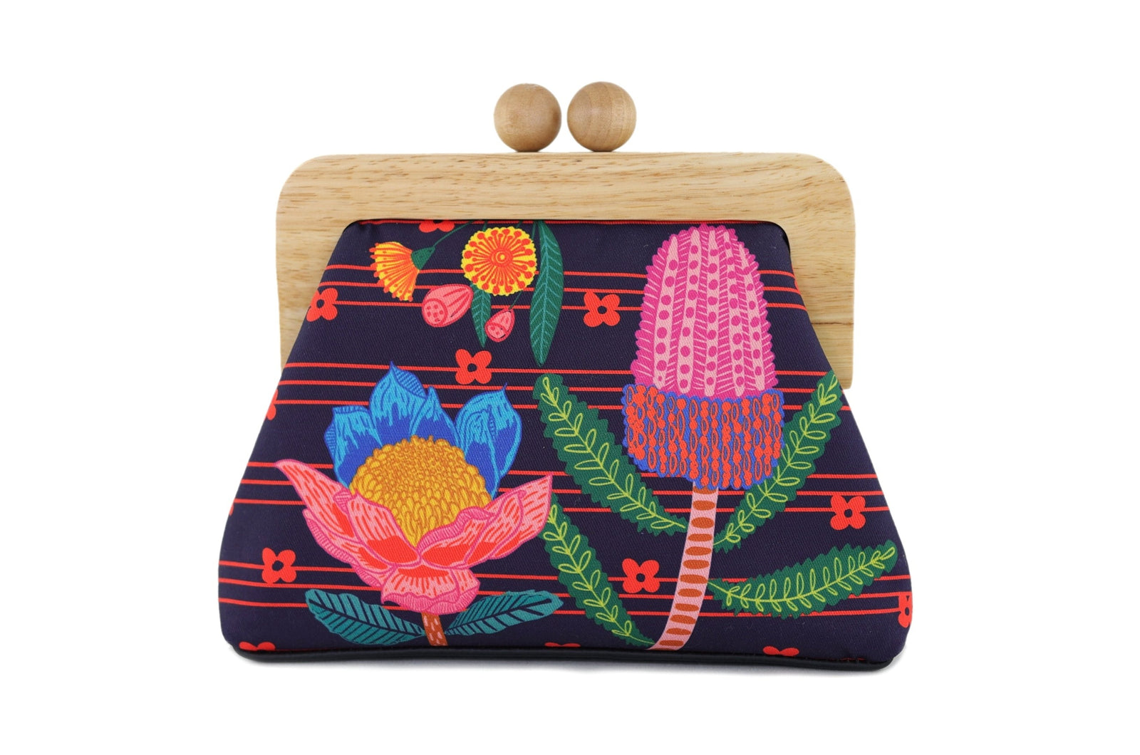 Australian Native Flowers Clutch | PINK OASIS