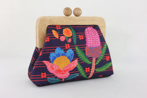 Australian Native Flowers Clutch | PINK OASIS