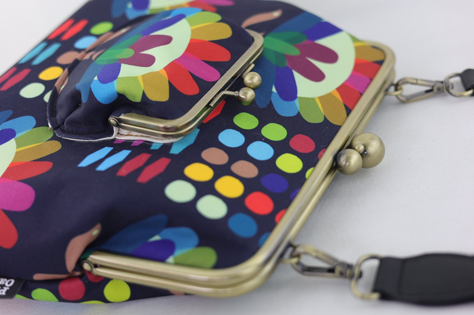 Rainbow Protea Floral Handbag and Crossbody 2 Way Bag | PINK OASIS