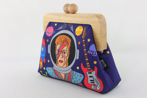 Handmade David Bowie Space Clutch | PINK OASIS