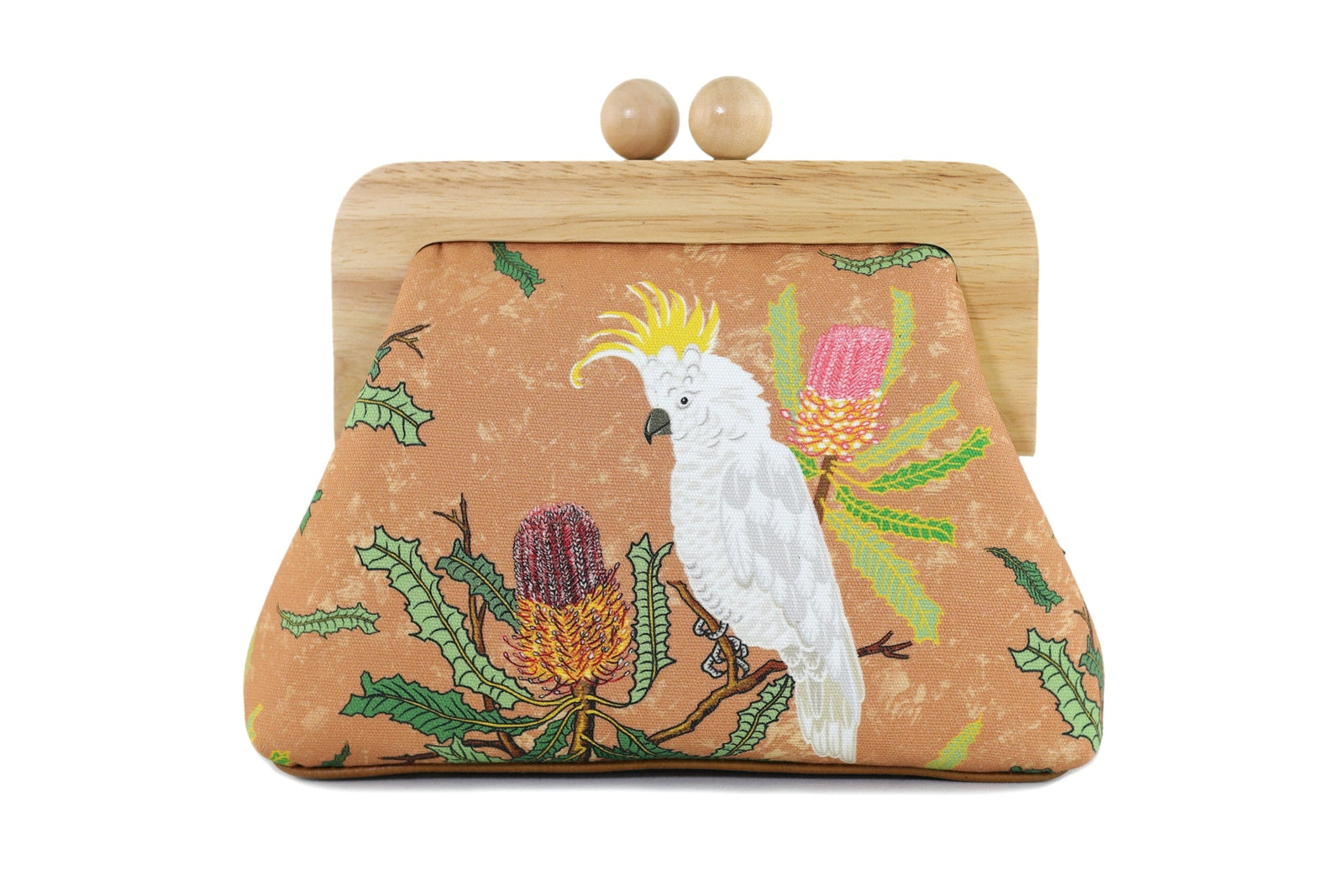 Cockatoo and Banksia Clutch | PINK OASIS