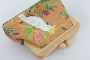 Cockatoo and Banksia Clutch | PINK OASIS