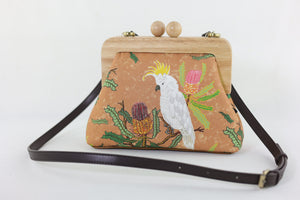 Cockatoo and Banksia Clutch | PINK OASIS
