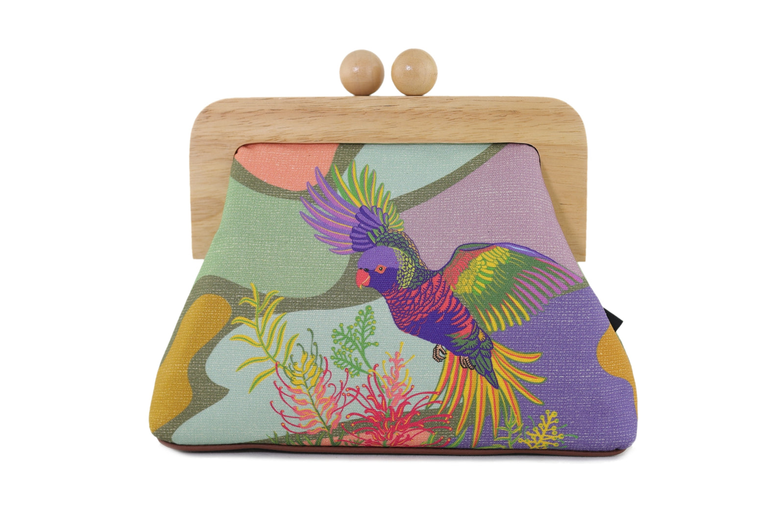 Rainbow Lorikeet Clutch | PINK OASIS