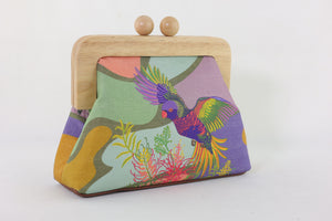 Rainbow Lorikeet Clutch | PINK OASIS