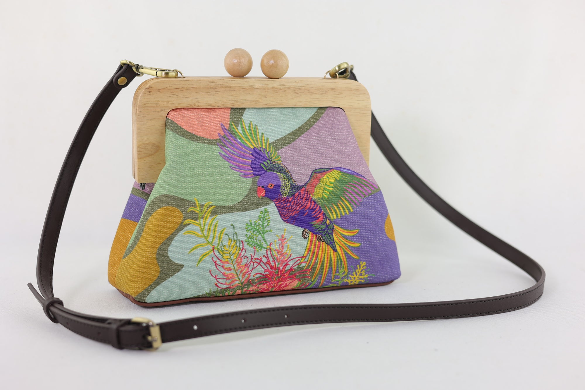 Rainbow Lorikeet Clutch | PINK OASIS