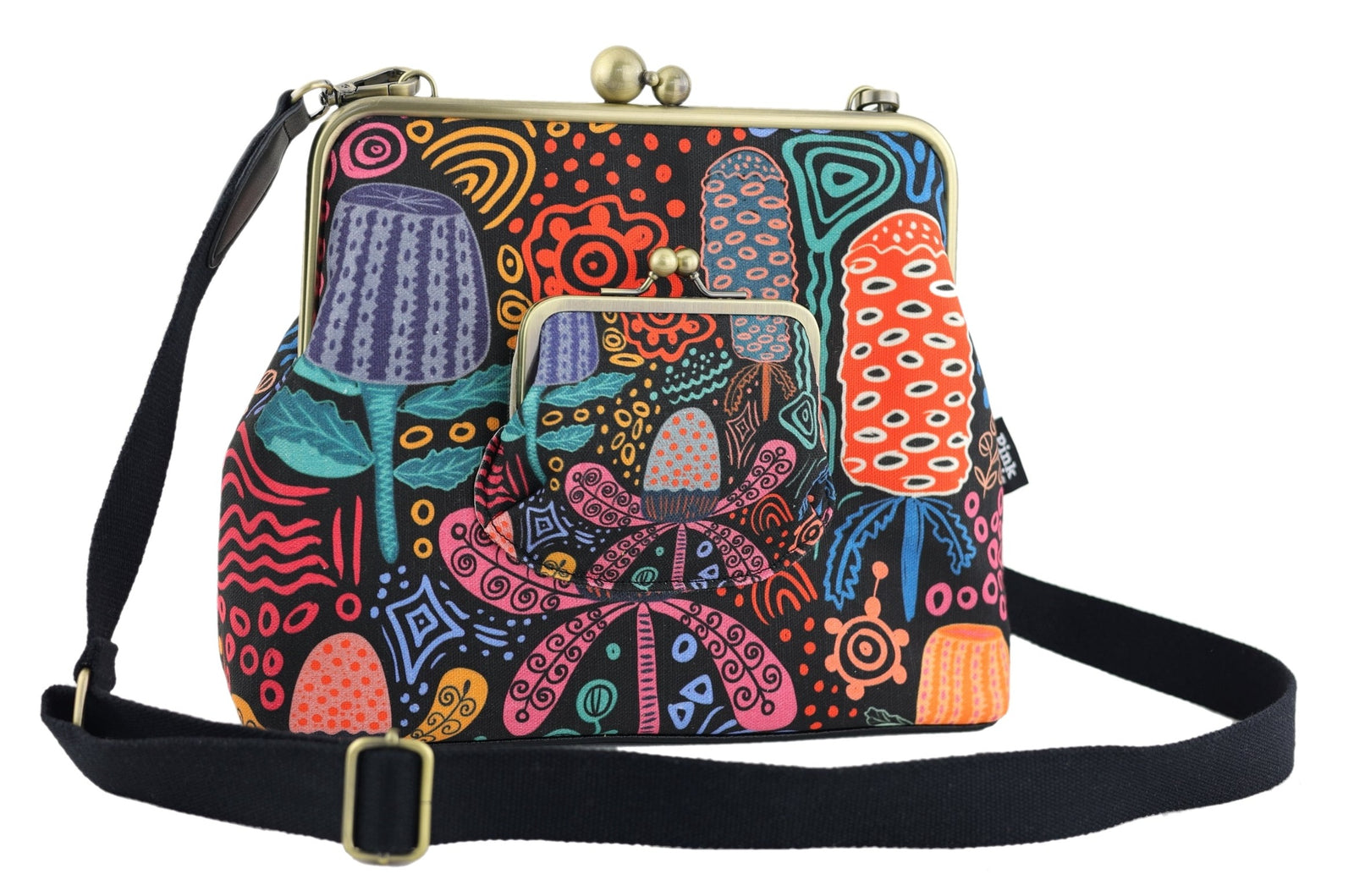 Banksia Garden Handbag and Crossbody 2 Way Bag | PINK OASIS