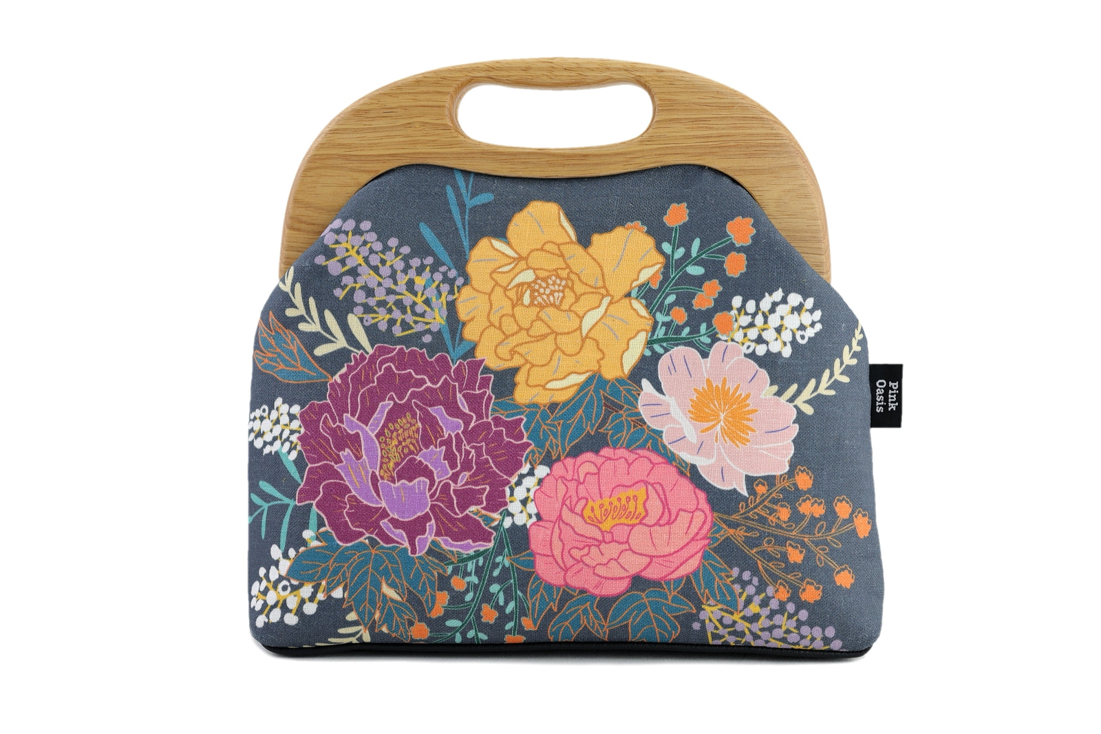 Peonies Garden Flowers Women's Clutch Bag | PINK OASIS