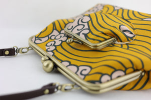Wave Mustard Crossbody Bag Exclusive Design | PINK OASIS