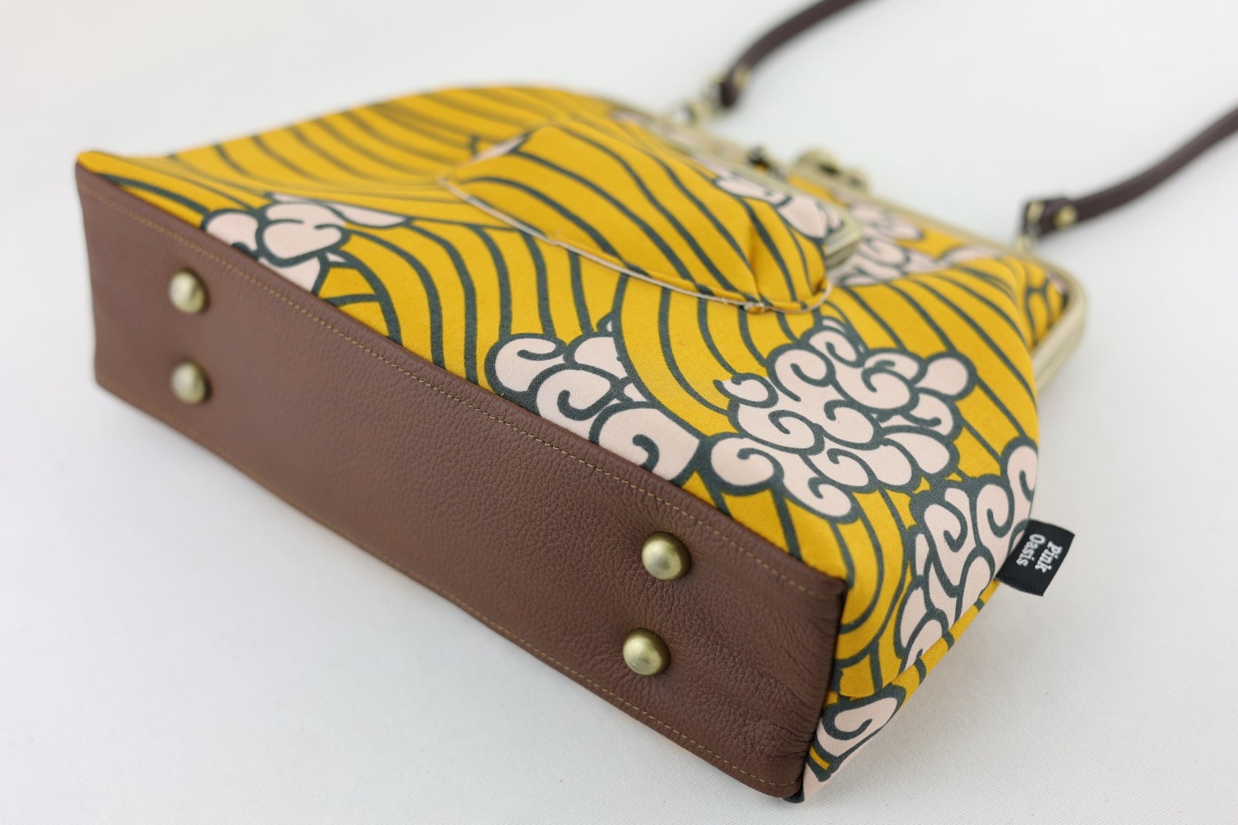 Wave Mustard Crossbody Bag Exclusive Design | PINK OASIS