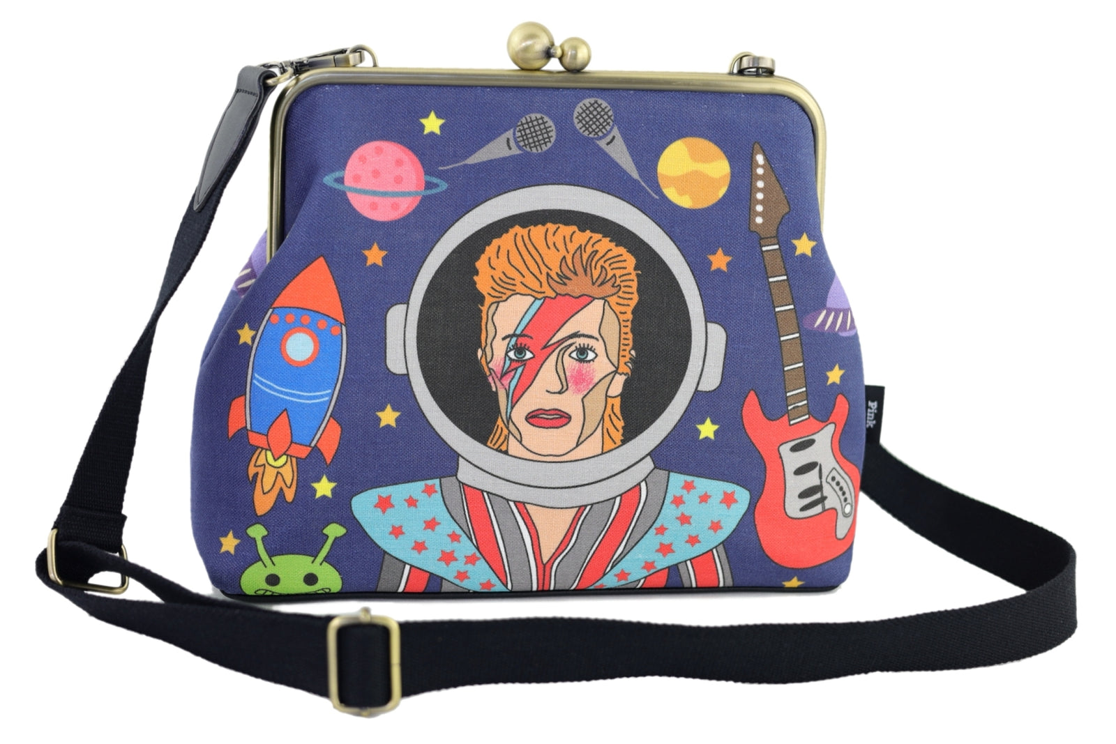 David's Space Crossbody Bag with Webbing Strap | PINK OASIS