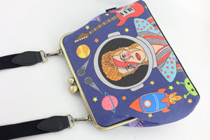 David's Space Crossbody Bag with Webbing Strap | PINK OASIS
