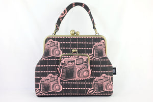 Vintage Camera Handbag and Crossbody 2 Way Bag | PINK OASIS