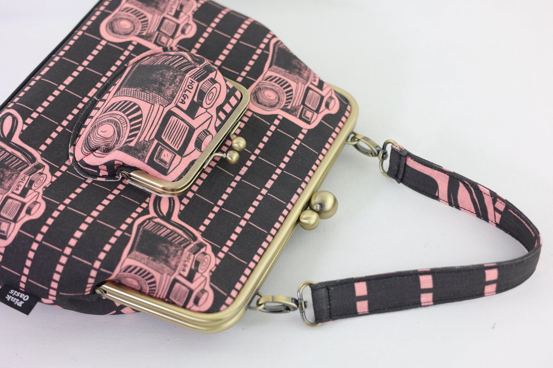 Vintage Camera Handbag and Crossbody 2 Way Bag | PINK OASIS