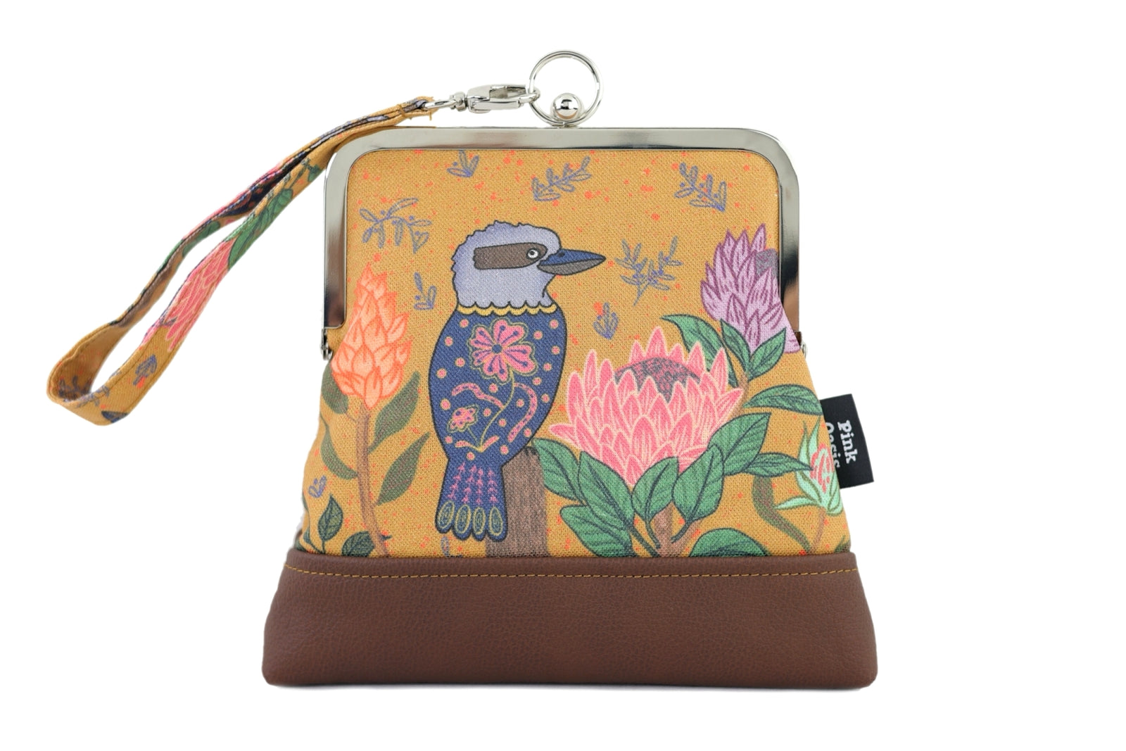 Kookaburra and Proteas Wristlet | PINK OASIS