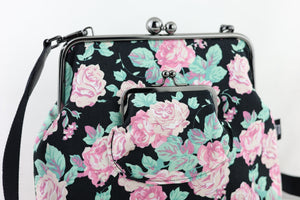 Spring Roses Floral Crossbody Bag for Lady | PINK OASIS