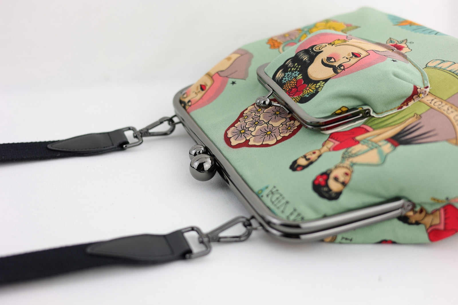 Frida Mint Crossbody Bag for Lady Exclusive Design | PINK OASIS