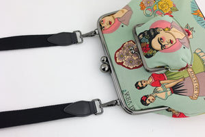 Frida Mint Crossbody Bag for Lady Exclusive Design | PINK OASIS