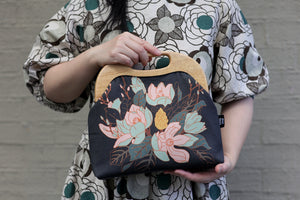 Magnolia Floral Ladies Bag Handmade in Australia | PINK OASIS