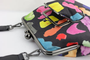 Colourful Brushes Crossbody Bag Handmade | PINK OASIS
