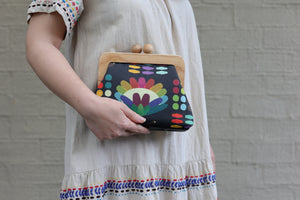 Rainbow Protea Clutch Bag Handmade in Australia | PINK OASIS